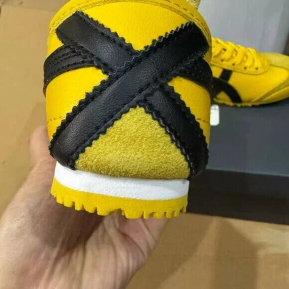 Onitsuka Tiger By Asics Mexico 66 Yellow Black Sneakers - Picture 3 of 6